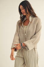 Load image into Gallery viewer, Zipper Knit Cardigan
