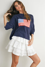 Load image into Gallery viewer, American Flag Knit Sweater
