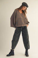 Load image into Gallery viewer, Washed Vintage Vneck Hoodie
